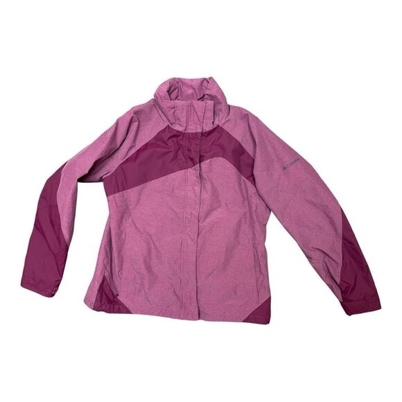 Columbia Pink Outdoor Lightweight Jacket Size XL Waterproof - Picture 1 of 9